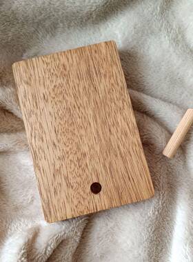 摆义家25000喜乐版二代非洲树胡雕桃木贴枫木片刻件