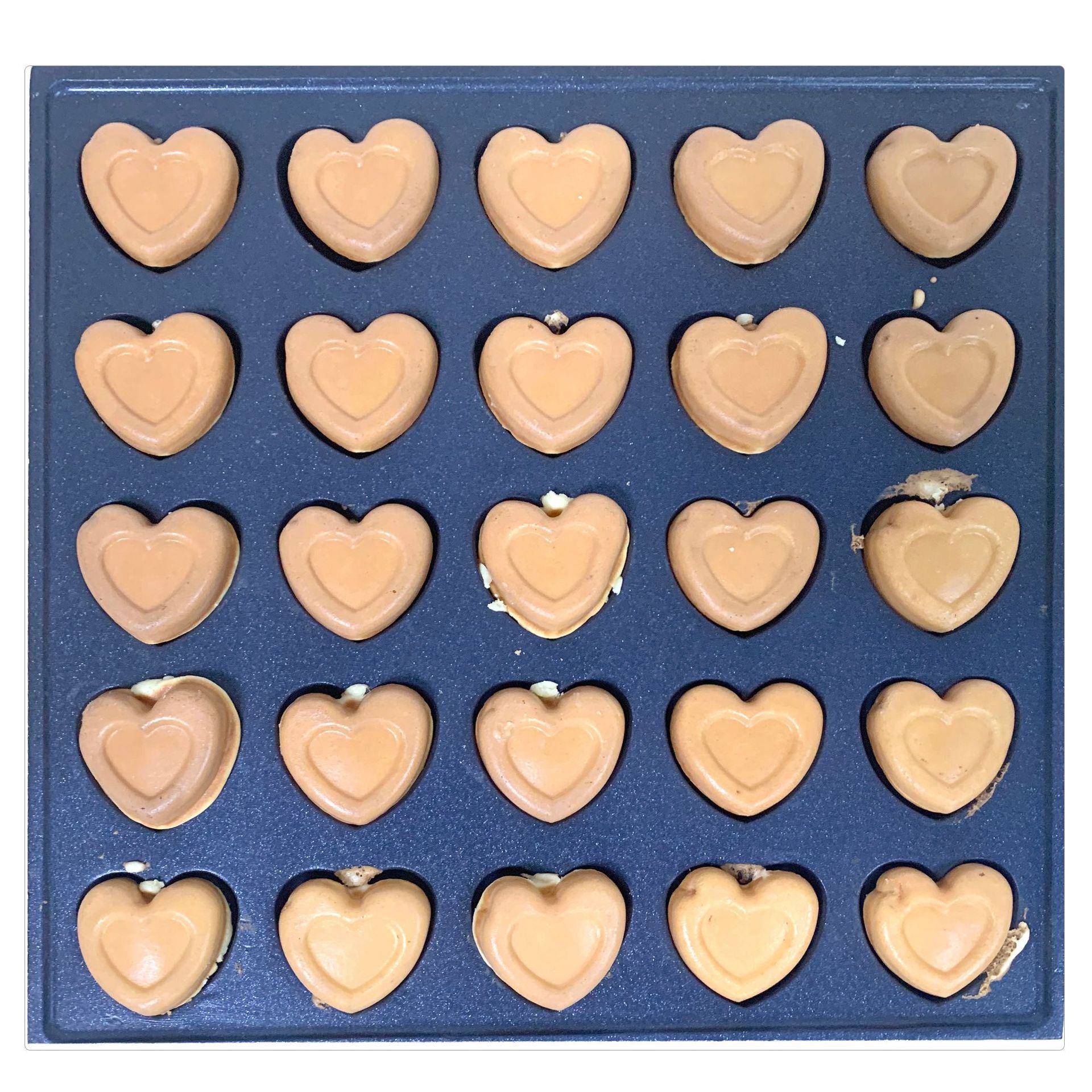 First commercial electric heating waffle machine, heart-shaped waffle maker, Japanese-style dorayaki electric heating 50-hole electric cake pan