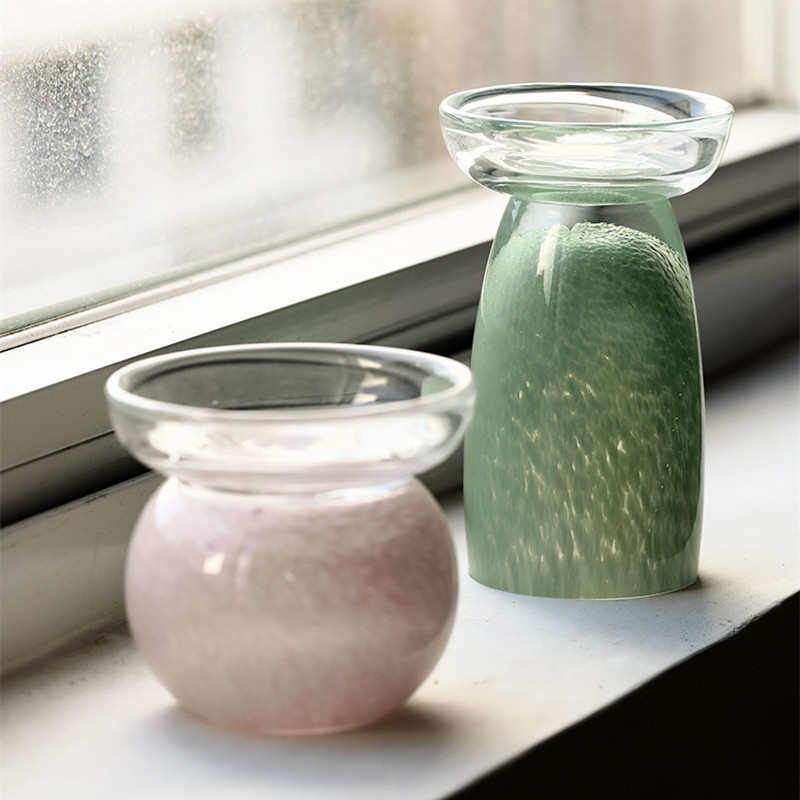 ins绿野仙踪双色拼接中古风花瓶迷你水杯果盘碟子餐盘香薰烛台餐,淘宝优惠券,粉丝福利购,淘宝优惠卷