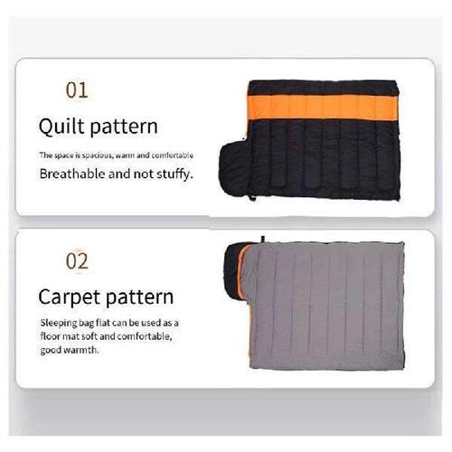 Electric Heated Sleeping Bag With Down Cotton Mat And - 图2