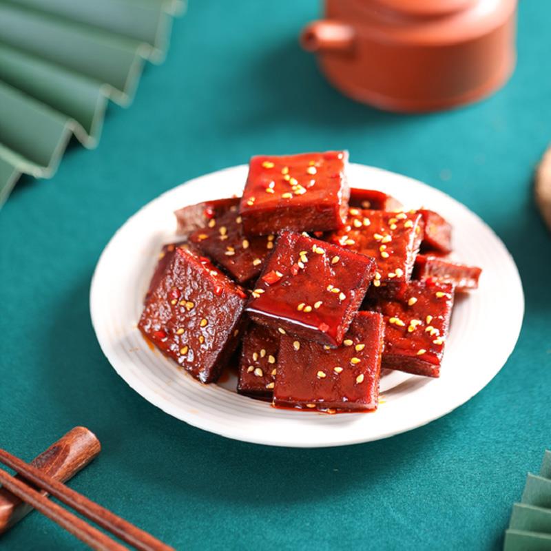 原本记忆香辣豆干小零食老卤盐干小包装湖南特产平江酱干真空包装