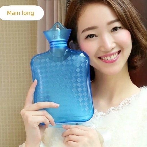 主久加厚PVC透明防爆冲水热水袋小号装水暖水袋暖手宝暖宫水捂子,淘宝优惠券,粉丝福利购,淘宝优惠卷