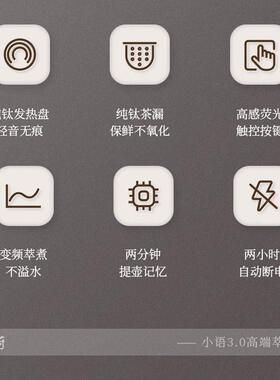 智蔚玻璃纯钛电热煮茶壶恒温烧水煮茶壶泡茶炉家用全自动小型煮茶