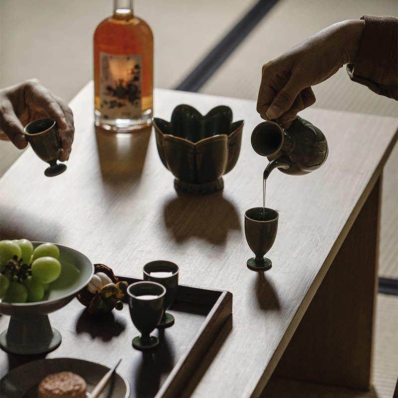 束刻 仿宋执壶温酒壶温酒器烫酒壶日式青梅酒黄酒煮酒器酒具套装,淘宝优惠券,粉丝福利购,淘宝优惠卷