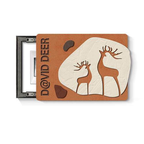 电表箱装饰画麋鹿新款现代简约免打孔高级感餐厅电闸箱遮挡挂画 - 图3