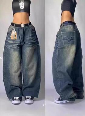 JNCO Y2K Men baggy jeans High quality Embroidered clothing