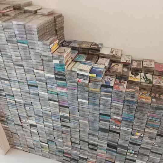 Tape pop music nostalgic old-fashioned 8090s classic Hong Kong, Taiwan, mainland Europe and the United States song music tape