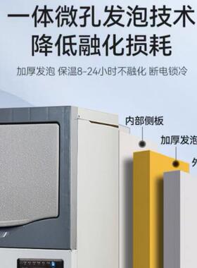 雪花碎冰机一体机商用全自动火锅店摆盘实验室冰盘刺身颗粒碎冰机
