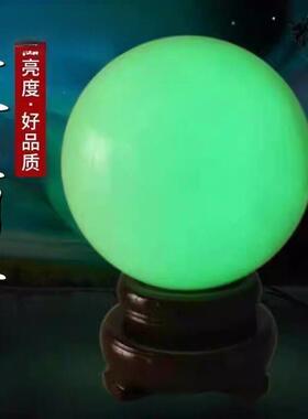 夜光石头荧光石发光宝石夜明珠鱼缸月光儿童玩具桌面装饰摆件散珠