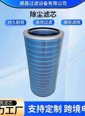 厂家细密滤网除尘工业除尘滤芯空气过滤网筒抛丸机除尘滤芯