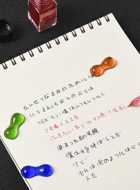 厂家直销玻璃笔架筷架玻璃筷子架摆饰摆件餐具免费设计
