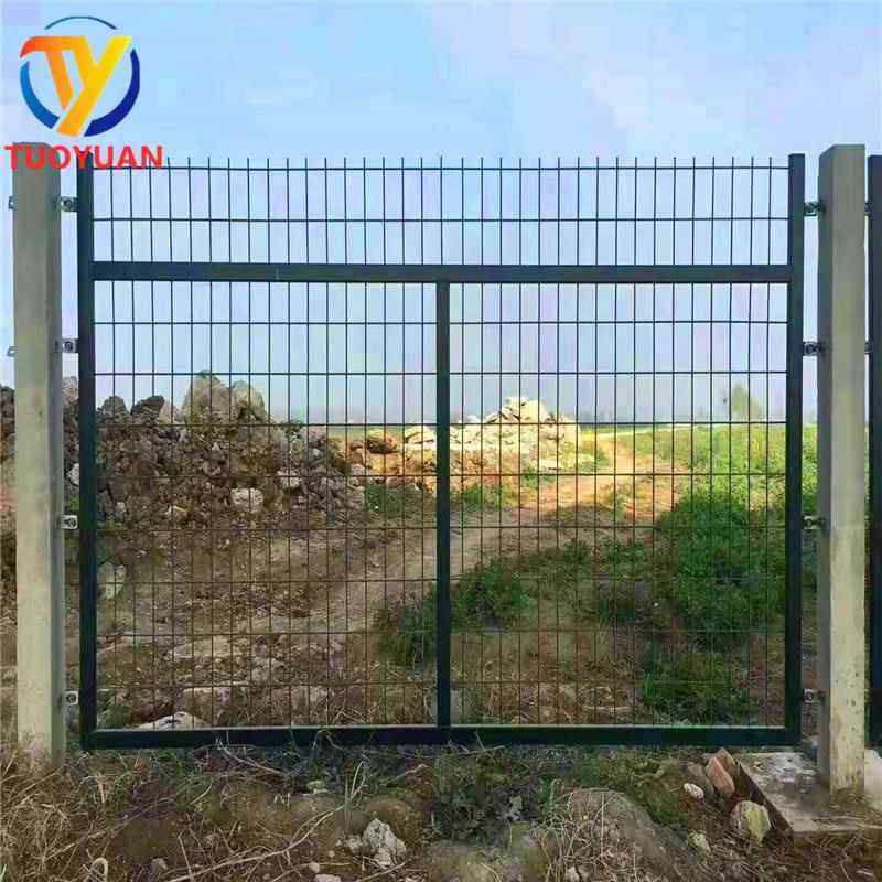 厂家供应铁路护栏高速桥下防护栅栏金属网片桥梁钢丝网围栏 - 图1