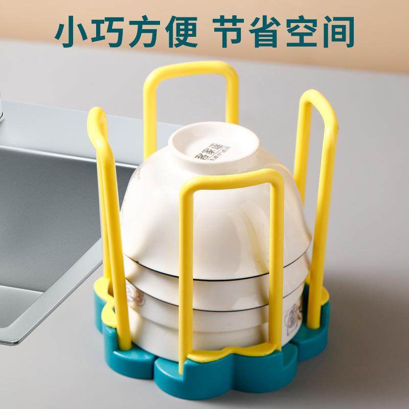 家用沥水碗架厨房置物架单层旋转伸缩多功能饭碗收纳架水池放碗架,淘宝优惠券,粉丝福利购,淘宝优惠卷