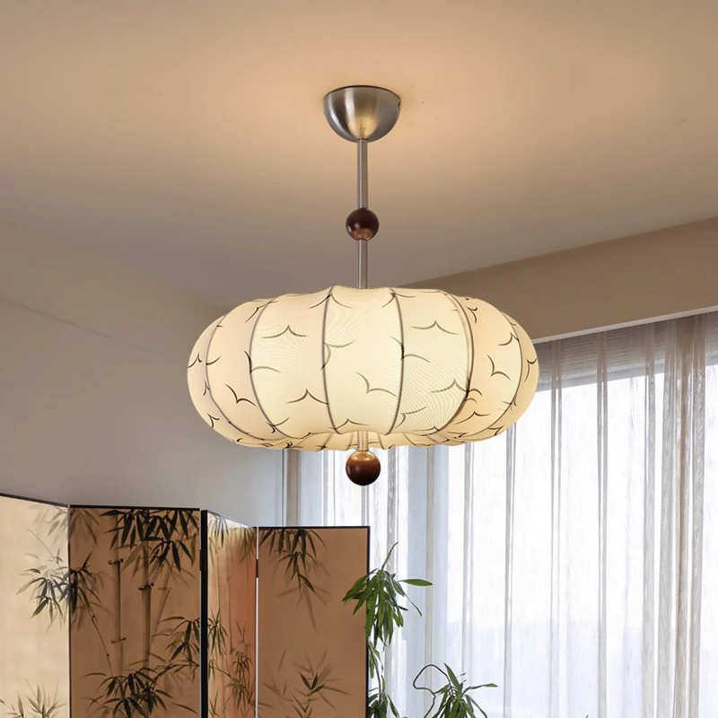 法式复古吊灯中古美式实木布艺花纹温馨南洋餐厅书房卧室主卧吊灯,淘宝优惠券,粉丝福利购,淘宝优惠卷