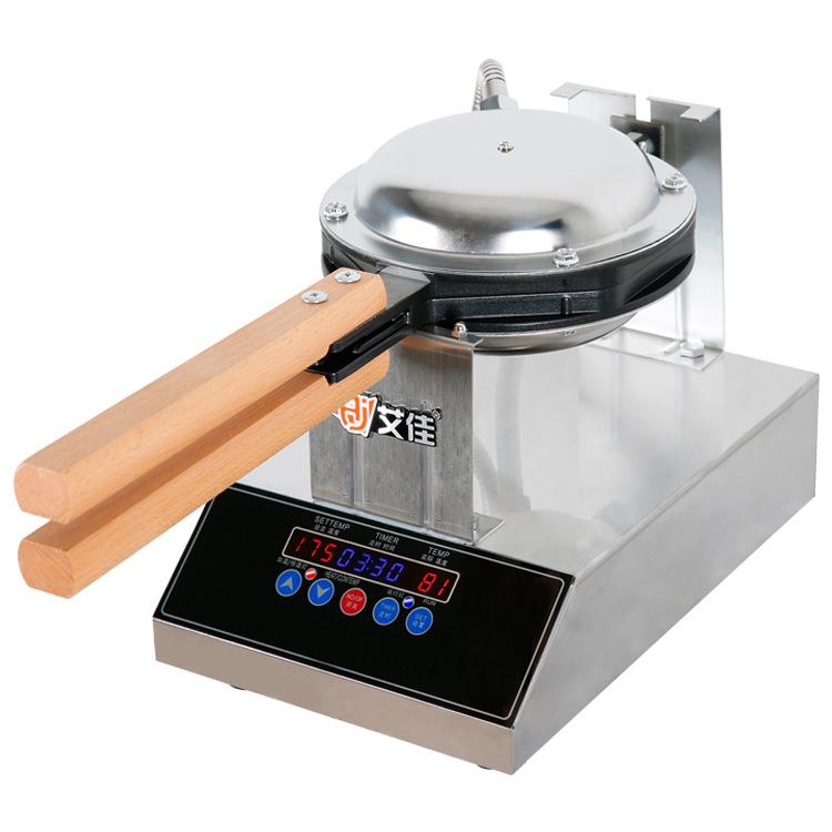 Aijia 110V commercial egg waffle machine intelligent CNC Hong Kong qq electric heating egg waffle machine scone machine egg waffle machine