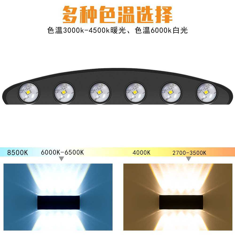 谦润照明led户外壁灯防水室外灯现代简约走廊过道门口庭院灯外墙,淘宝优惠券,粉丝福利购,淘宝优惠卷