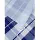 Blue and white plaid bed sheet quilt cover three-piece set junior and senior high school student dormitory single bedding quilt set six pieces 1