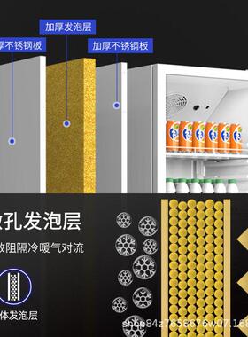 奥达信冷藏柜酒水饮料柜冷饮柜110V/220V冰柜保鲜柜冷柜商用