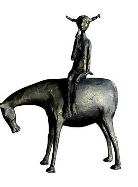 新款直销新中式样板房客厅酒柜书桌装饰品艺术酒店大厅会所雕塑摆