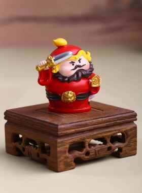 国潮门神摆件客厅入户玄关装饰品镇宅qu邪避凶钟馗防小人物件玄学