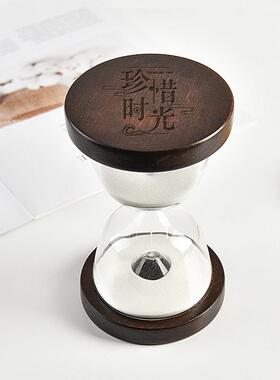 高档沙漏1时计时间器儿童学生5分钟耶诞节礼物摆件生日礼物毕业礼