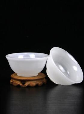 天然阿富汗玉石碗家居摆饰吉祥乔迁送礼佳品