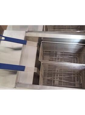 热卖设杰DF-388冠电DF-3双缸四筛电脑版电炸炉 汉堡炸鸡店备脑电