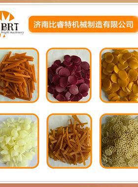 二次膨化油炸坯料生产设备空心脆脆球饼车轮状扎孔三角片零食机器