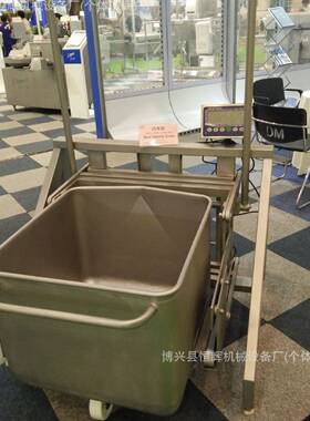 食品厂用304材质不锈钢肉料车上料车肉料车不锈钢桶车