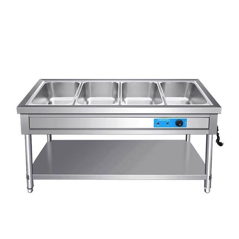 不锈钢快餐保温打菜台热卤保温台商用电加热保温车四格台式保温柜,淘宝优惠券,粉丝福利购,淘宝优惠卷