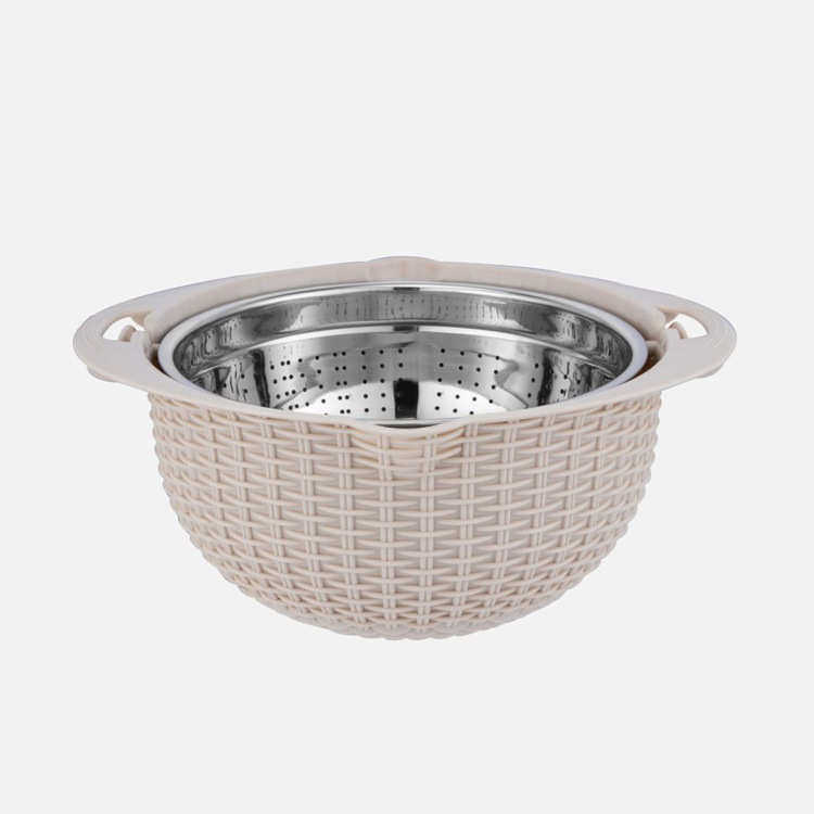 沥水塑钢多厨房水果盘盆家用用水盆筛盆沥水洗菜果蔬篮漏沥水双层,淘宝优惠券,粉丝福利购,淘宝优惠卷