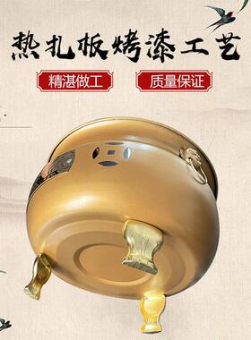 烧金桶家用不锈钢烧火盆聚宝盆烧金筒室内香纸钱化宝桶拜神焚化炉