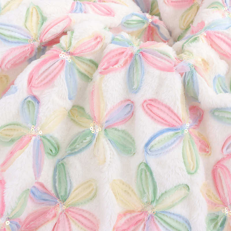 现货盘带绣花面料 新款毛绒立体绣花童装家纺长毛绒布料,淘宝优惠券,粉丝福利购,淘宝优惠卷