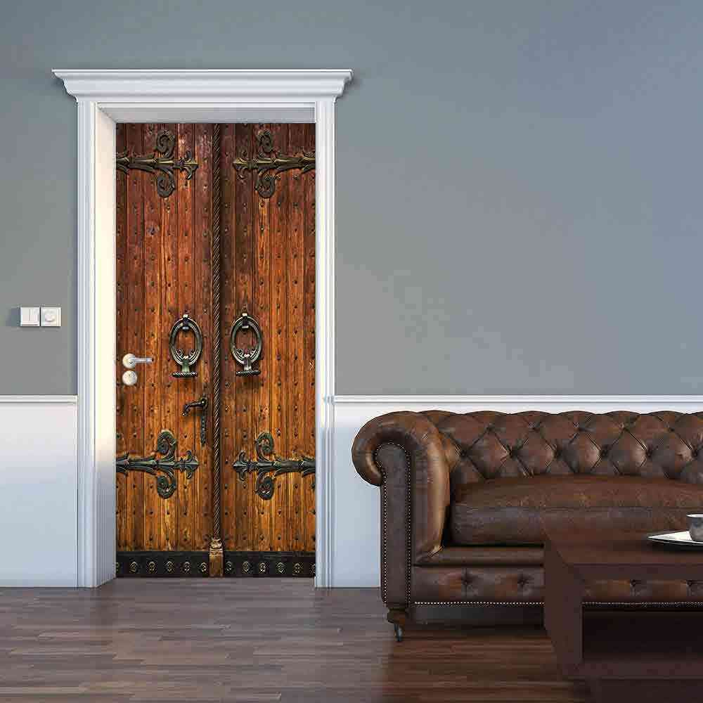 画谷货源墙画3d贴纸复古木门门贴墙画壁画货源EBAY货源,淘宝优惠券,粉丝福利购,淘宝优惠卷
