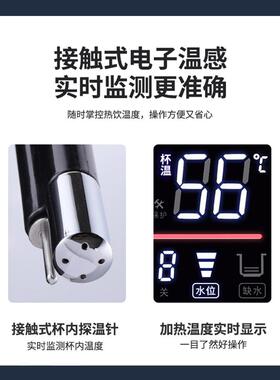赞拓智能触屏蒸汽开水奶泡机奶茶店饮品店开水机304不锈钢蒸汽机