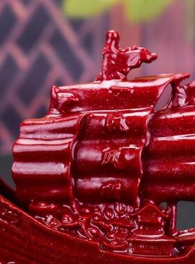 高含量朱砂玄关摆件一帆风顺紫金砂车本命年客厅镇宅居家饰品