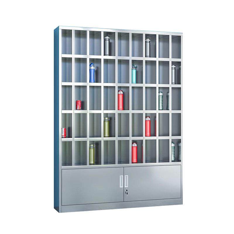 不锈钢水杯架工厂水杯柜车间茶杯置物架员工多格茶杯存放柜子加厚,淘宝优惠券,粉丝福利购,淘宝优惠卷