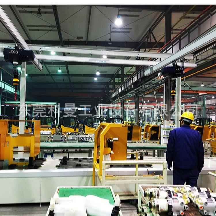 Cantilever type intelligent hoist balancing crane chassis module gravity sensing arbitrary stop suction crane system vacuum spreader