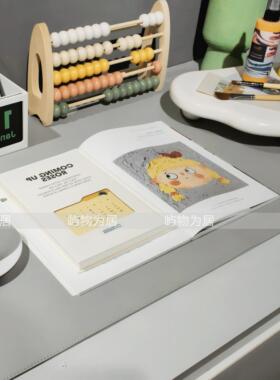 屿物爲居 现代简约样板间儿童房书桌绘画画学习主题软装饰品摆件