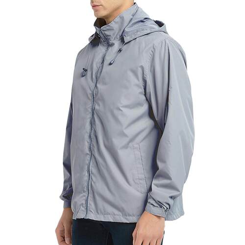 Outdoor hooded jacket for men, waterproof windbreaker for - 图2