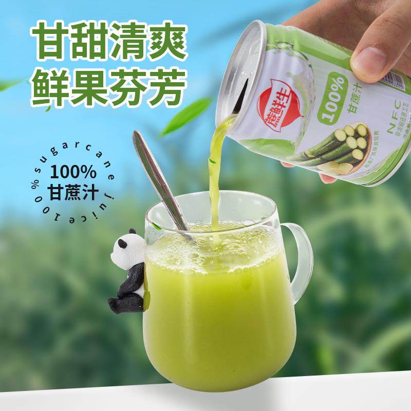 蔗鲜生纯甘蔗汁广西绿皮甘蔗网红饮品鲜榨整箱礼盒装NFC果汁饮料,淘宝优惠券,粉丝福利购,淘宝优惠卷