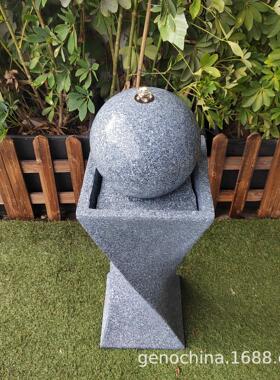 现货速发条型创意流水喷泉园林艺景公园室内户外庭院通用装饰-3