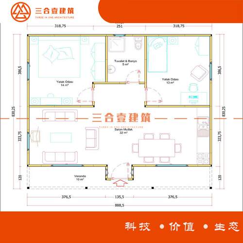 浙江厂家生产轻钢别墅现代简约设计轻钢结构别墅房屋 - 图3