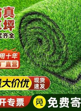 仿真草坪加厚加密草皮幼儿园庭院户外地毯草阳台草坪绿地仿真隔热