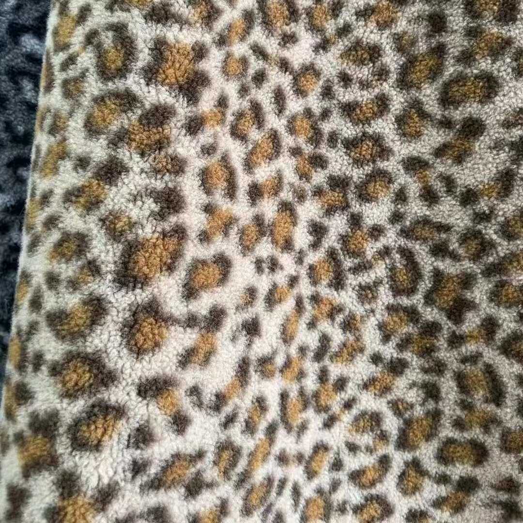 豹纹印颗粒羊绒 小颗粒麦豹羊绒 服装鞋帽家纺绒布面料,淘宝优惠券,粉丝福利购,淘宝优惠卷