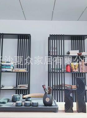 实木简约创意年轮立柱摆件客厅酒店前台装饰品直播背景板民宿立柱