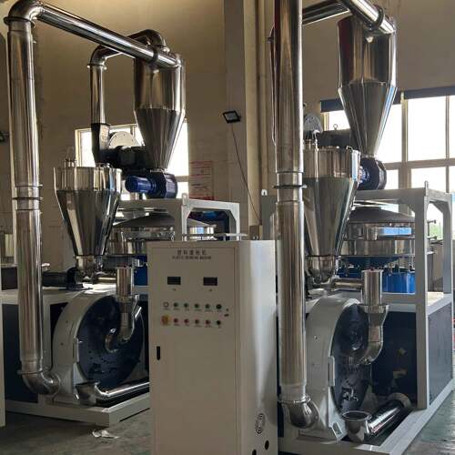 全自动大型ABS塑料颗粒研磨机HDPE/LLDPE片材型材磨盘工业磨粉机 - 图0