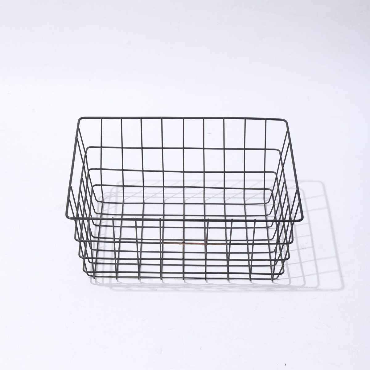 铁艺收纳篮厨房零食收纳筐日式桌面网格篮子衣柜整理置物筐收纳框,淘宝优惠券,粉丝福利购,淘宝优惠卷