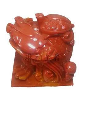 福建印玺印南红章石龙仿古会卖批发寿山雕刻仿 摆件 销龟
