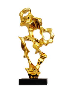 抽象艺所术假山塑雕酒TZ-093店会售楼处现代透装明树脂饰品客厅玄